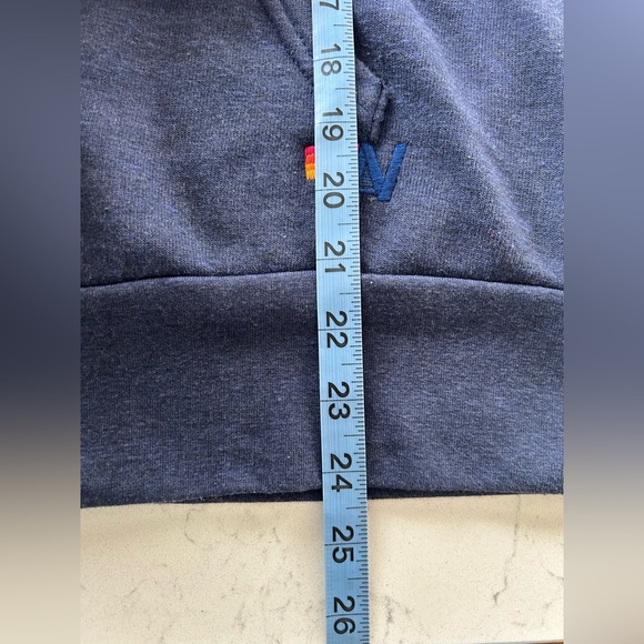 EUC Navy Aviator Nation Blue 5 Stripe Hoodie - Picture 11 of 13